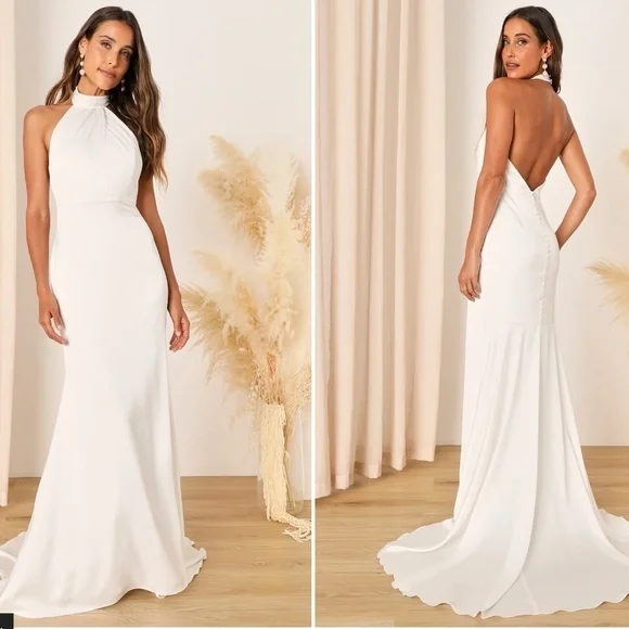 backless wedding dresses uk Strapless Open Back Sweetheart Wedding Dresses With Trumpet Sweep Train,  MW193 main image 0